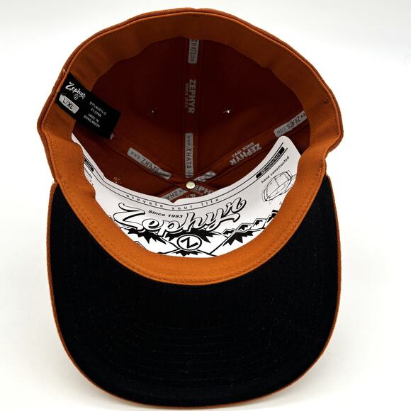 Zephyr Texas Longhorns Trucker Hat Mens L/XL Rust Baseball Cap NCAA College NWT - Picture 6 of 8